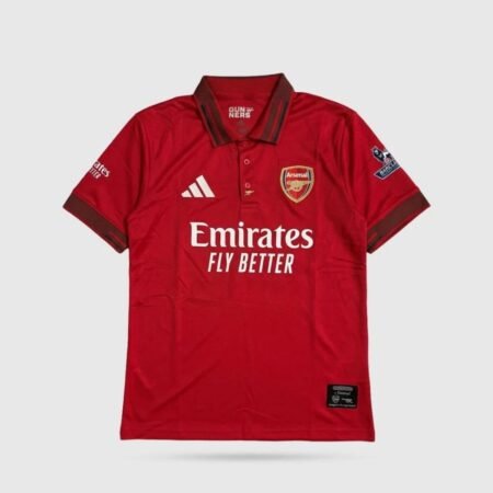 Camisa Arsenal FC Vermelha 2026/27 Polo Especial Masculina