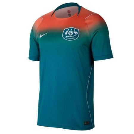 Camisa Austrália Verde/Laranja Copa 2026/27 Away II Masculina