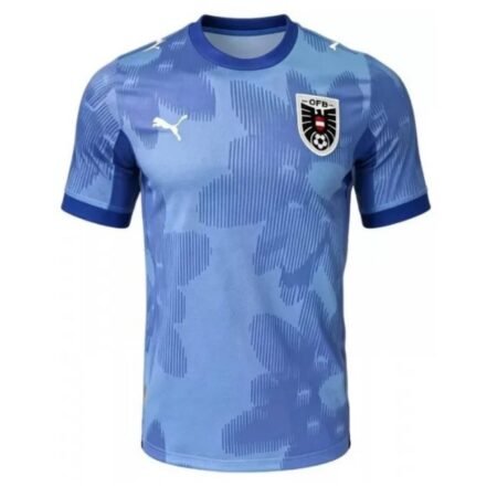 Camisa da Seleção Aústria Azul Copa 2026/27 Goleiro Masculina