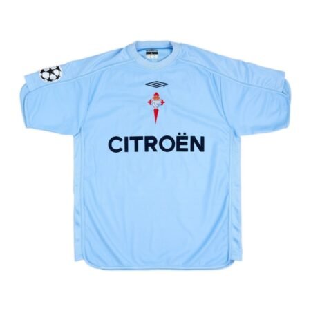 Camisa Celta de Vigo Azul 2003/04 Home I Champions Masculina