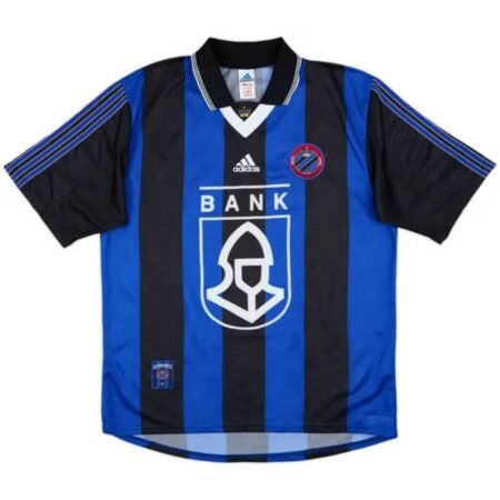 Camisa Club Brugge Azul 1998/99 Home I Masculina