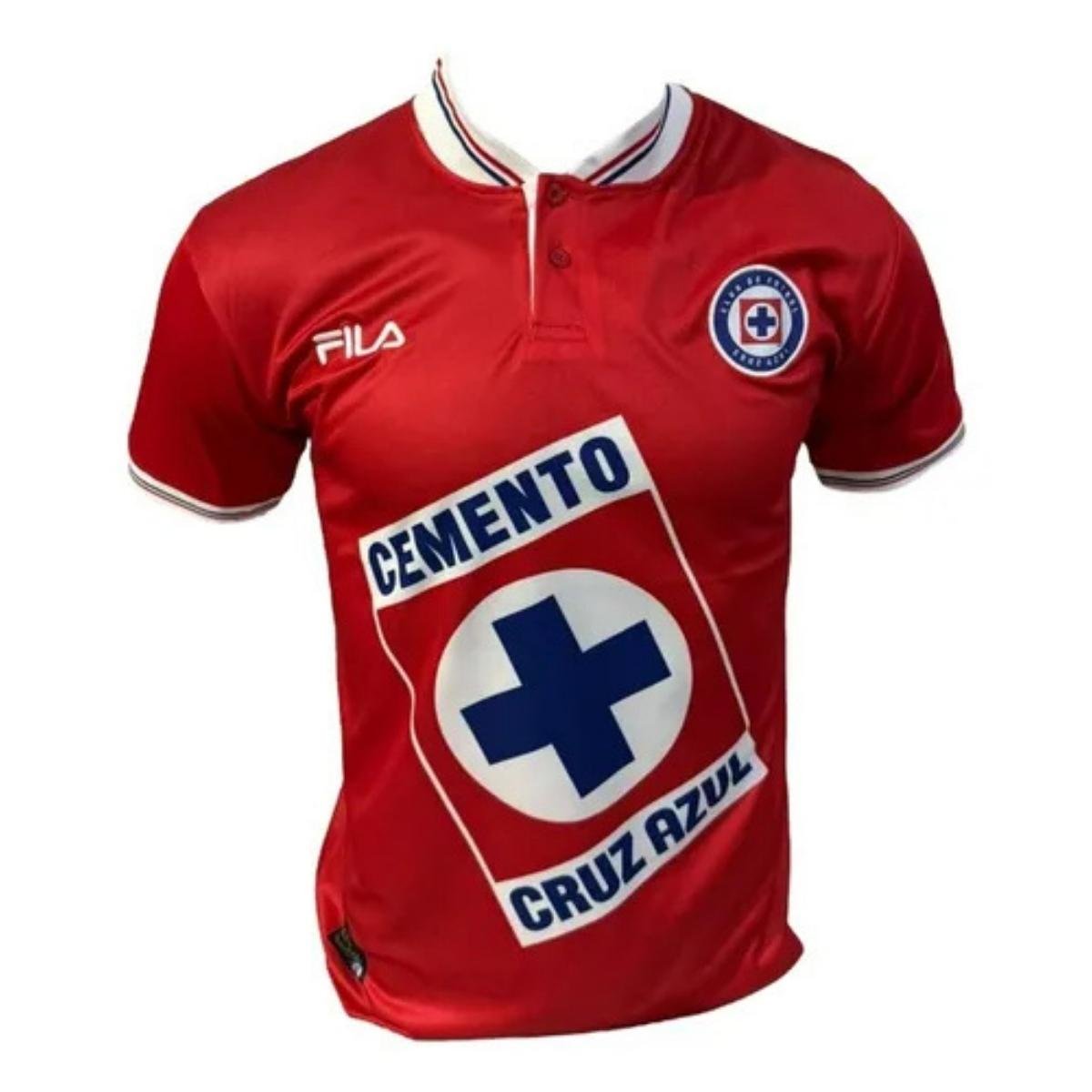 camisa-cruz-azul-vermelha-1998-99-third-iii-masculina Camisa Cruz Azul Vermelha 1998/99 Third III Masculina