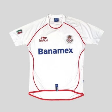 Camisa Deportivo Toluca Branca 2005/06 Reserva II Masculina