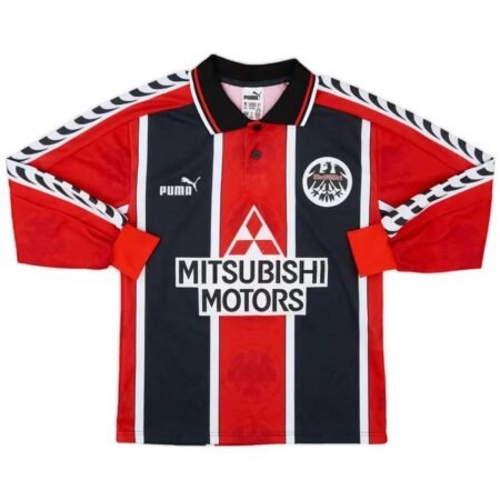 Camisa Frankfurt Vermelha 1996/98 Home I Manga Longa