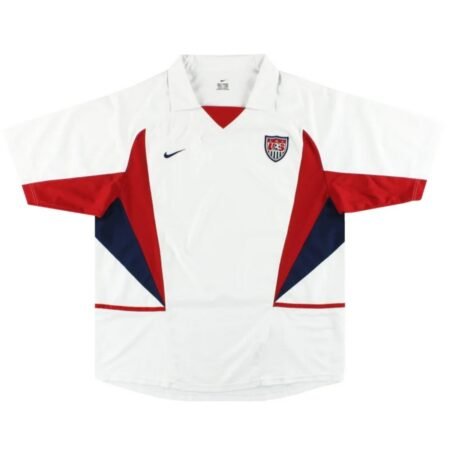 Camisa Estados Unidos Branca 2002/04 Home I Masculina