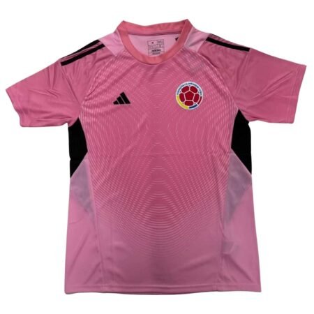 Camisa Colômbia Rosa Copa 2026/27 Goleiro Masculina