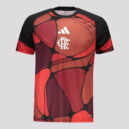 Camisa Flamengo Vermelha 2026/27 Pré-Jogo Masculina