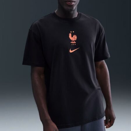 Camisa França Preta T-Shirt 2026/27 Copa Masculina