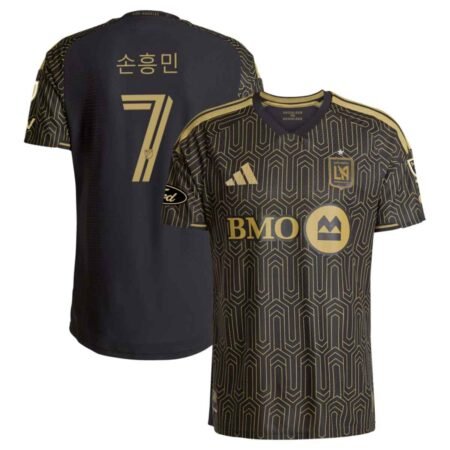 Camisa Los Angeles FC Preta SON #7 2026/27 Away II Masculina Jogador