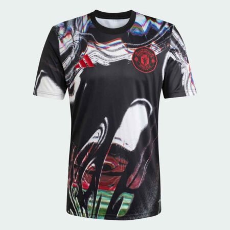 Camisa Manchester United Preta 2026/27 Pré-jogo Masculina