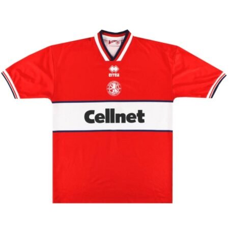 Camisa Middlesbrough Vermelha 1997/98 Home I Masculina