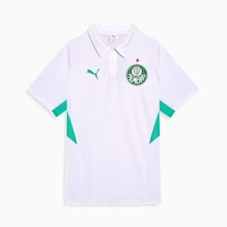 Camisa Palmeiras Branca Viagem 2026/27 Polo Masculina