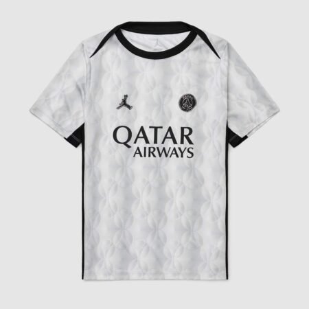 Camisa PSG Cinza Jordan 2026/27 Pré-jogo Masculina