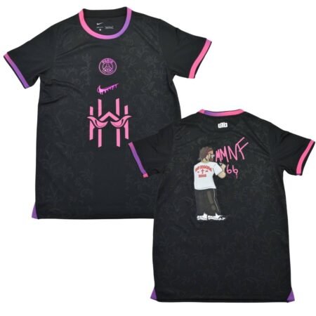 Camisa PSG Preta/Rosa 2026/27 Especial Beni Masculina
