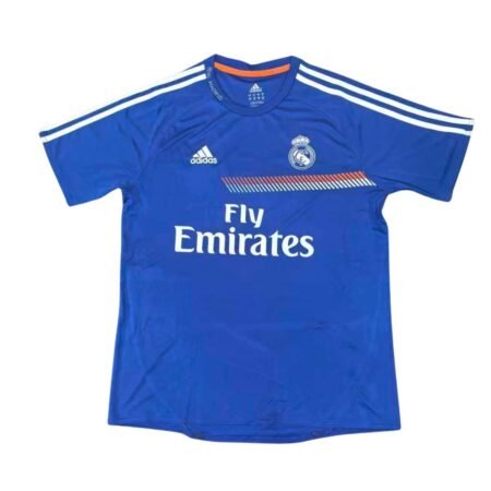 Camisa Real Madrid Azul 2013/14 Treino Fly Emirates Masculina