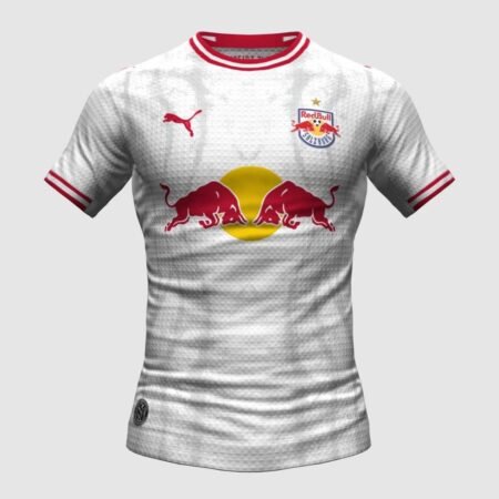 Camisa RB Salzburg Branca 2026/27 Home I  Masculina