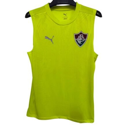 Camisa Regata Fluminense Verde Neon 2026/27 Treino Eletric Masculina