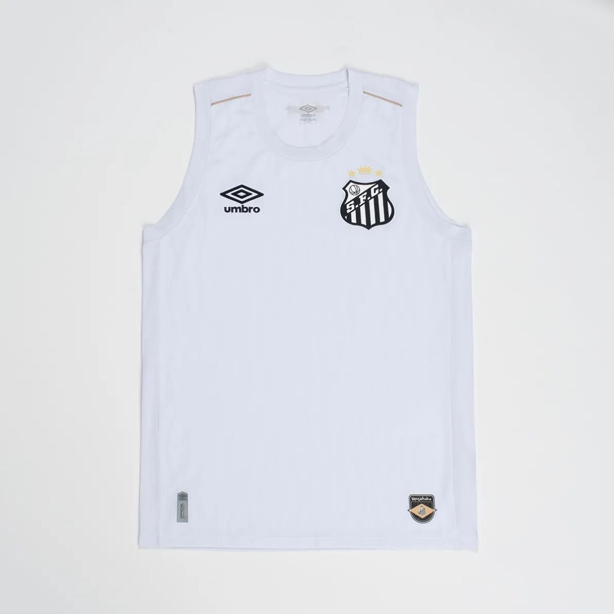 camisa-regata-santos-branca-2026-27-titular-i-masculina Camisa Regata Santos FC Branca 2026/27 Titular I Masculina