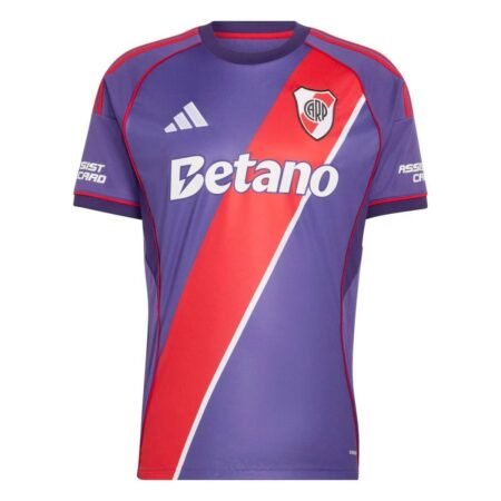 Camisa River Plate Roxo 2026/27 Terceira III Masculina