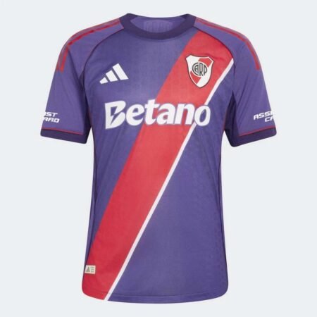Camisa River Plate Roxo 2026/27 Terceira III Masculina Jogador