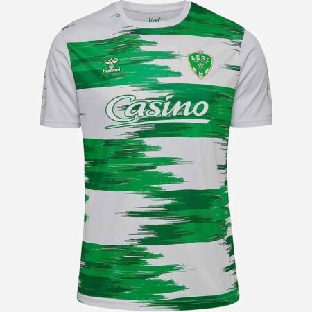 Camisa Saint-Étienne Branco/Verde 2026/27 Treino Masculina
