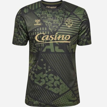Camisa Saint-Étienne Verde Musgo 2026/27 Treino Masculina