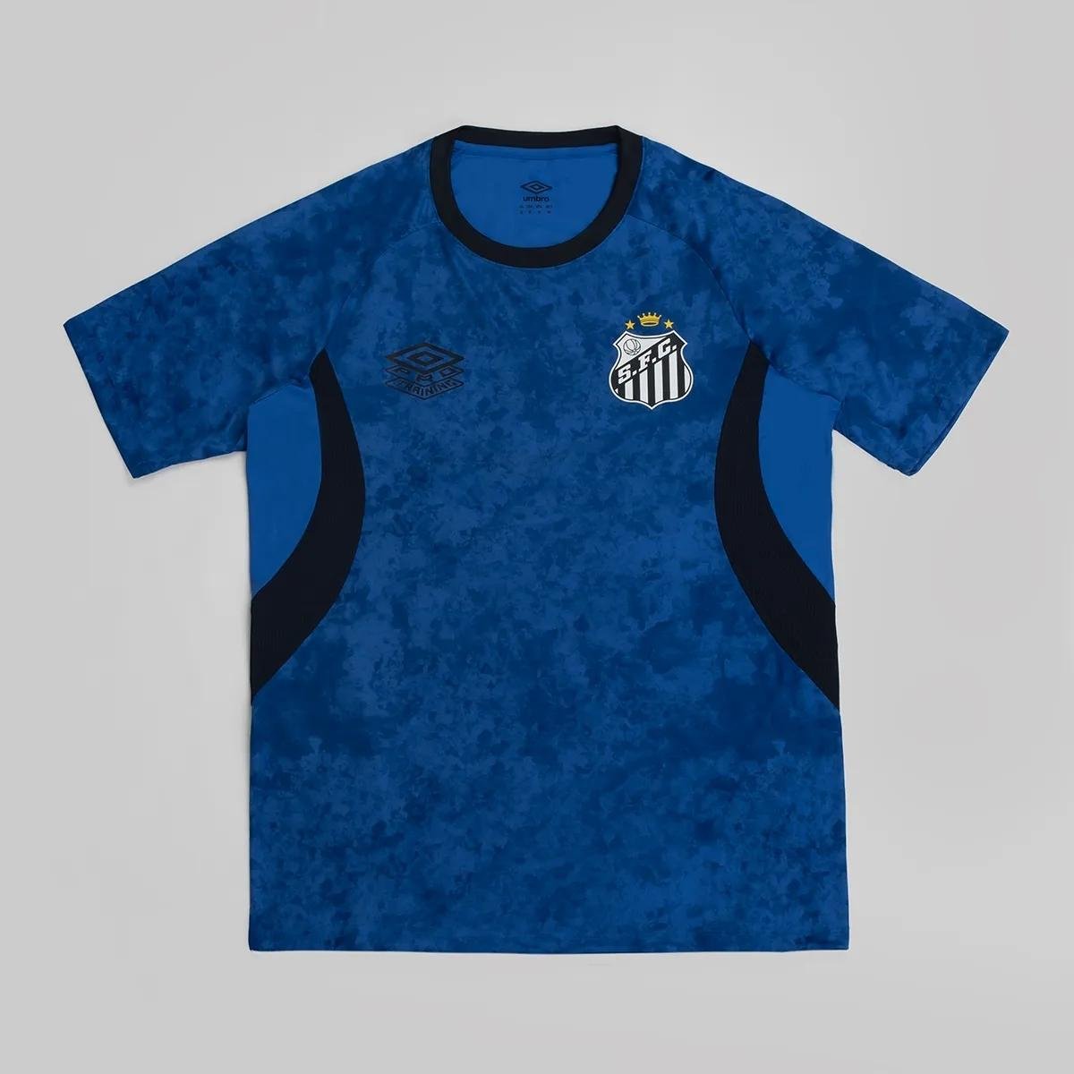 camisa-santos-azul-2026-27-treino-masculina Camisa Santos FC Azul 2026/27 Treino Masculina