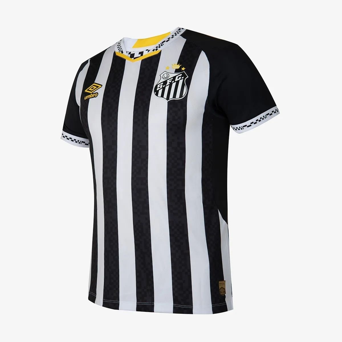 camisa-santos-branca-preta--2025-26-reserva-ii-masculina (1) Camisa Santos FC Preta Listrada 2025/26 Reserva II Masculina