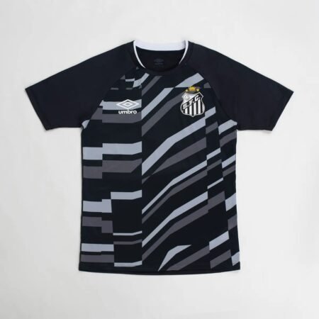 Camisa Santos FC Preto 2026/27 Aquecimento Masculina