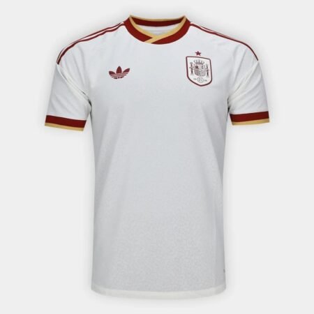 Camisa Espanha Branca Copa 2026/27 Away II Originals Jogador