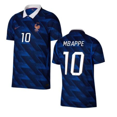 Camisa França Azul Mbappe #10 Copa 2026/27 Home I Jogador