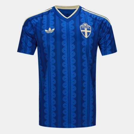 Camisa Suécia Azul Copa 2026/27 Away II Torcedor Masculina