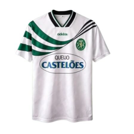 Camisa Sporting Portugal Lisboa Branca 1994/95 Away II Masculina
