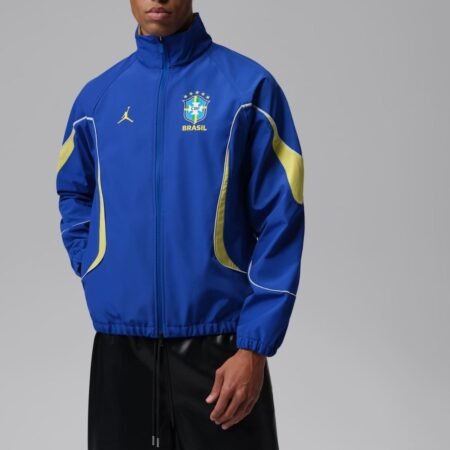 Jaqueta Brasil Hino Azul Jordan 2026/27 Masculina