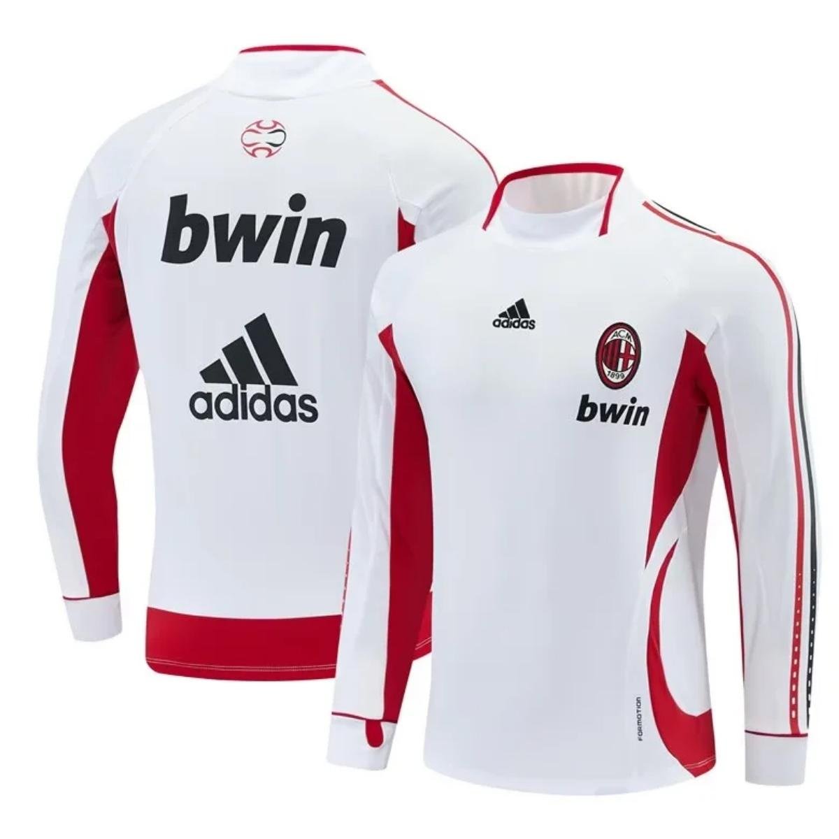 jaqueta-treino-ac-mian-branca-2006-07-bwin-masculina Jaqueta Treino Ac Milan Branca 2006/07 Bwin Masculina