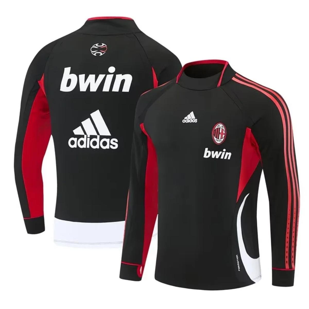 jaqueta-treino-ac-mian-preta-2006-07-bwin-masculina Jaqueta Treino Ac Milan Preta 2006/07 Bwin Masculina