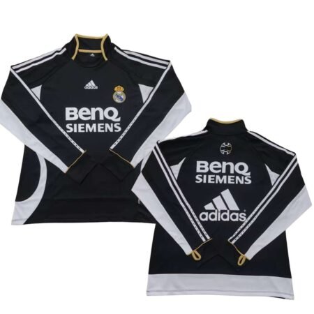 Jaqueta Treino Real Madrid Preta 2006/07 Siemens Masculina