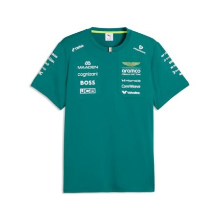 Camisa Aston Martin Verde F1 2026/27 Team Drive Masculina
