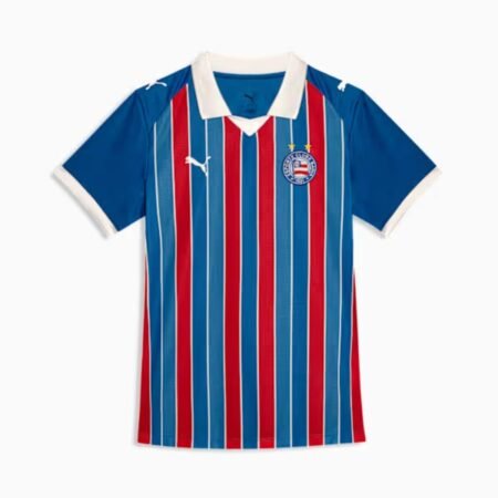 Camisa Bahia EC Tricolor Azul/Vermelha 2026/27 Reserva II Feminina