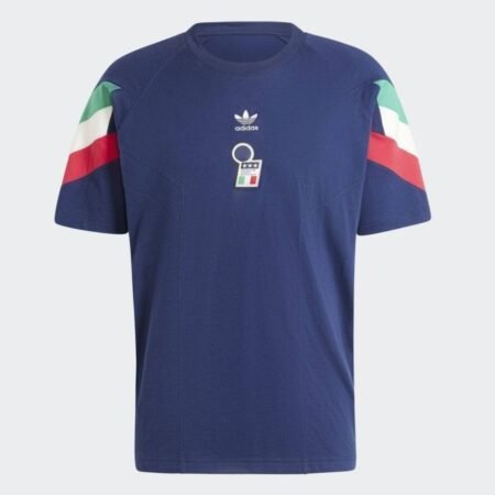Camisa Itália Azul 2025 Adidas Originals Masculina