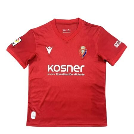 Camisa Atlético Osasuna Vermelha 2026 Rodada Retrô Masculina