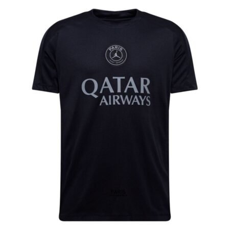 Camisa PSG Preta Jordan T-Shirt 2026/27 Strike Masculina