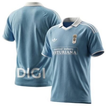 Camisa Real Oviedo Azul 2026 Rodada Retrô Home I Masculina