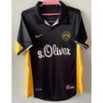 camisa-reserva-borussia-dortmund-preta-1998-00-away-masculina-oliver