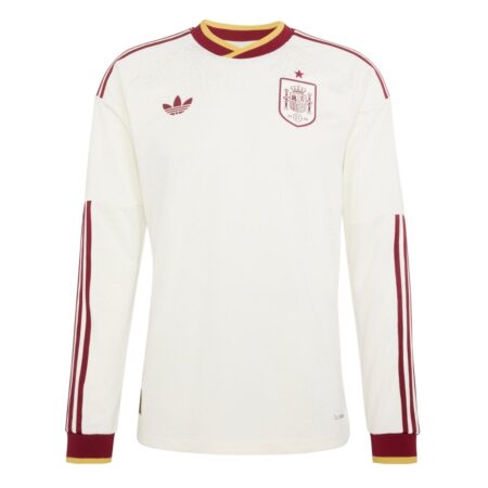 Camisa Espanha Branca 2026/27 Copa Away II Manga Longa Masculina