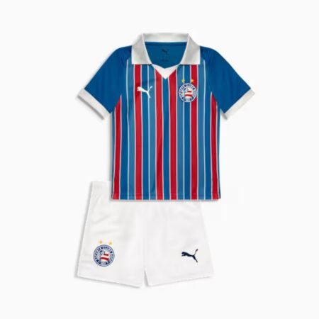Kit Infantil Bahia EC Tricolor Azul 2026/27 Reserva II Unissex