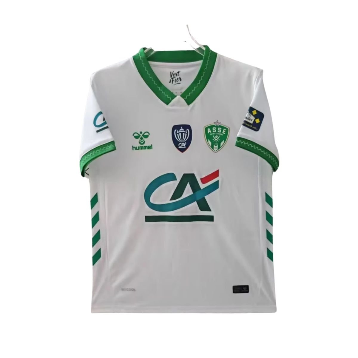 camisa-as-saint-etienne-branco-2025-26-especial-copa-da-frança-masculina Camisa Saint-Étienne Branco 2025/26 Especial Copa Da França Masculina
