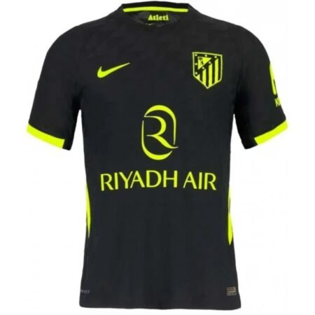 Camisa Atlético de Madrid Preta 2026/27 Away II Jogador Masculina