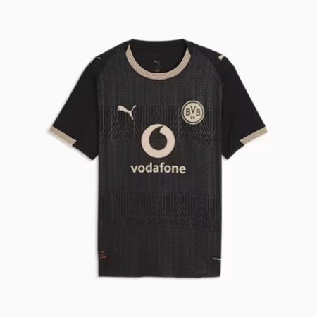 Camisa Borussia Dortmund Preto 2025/26 Especial Rote Erde Masculina