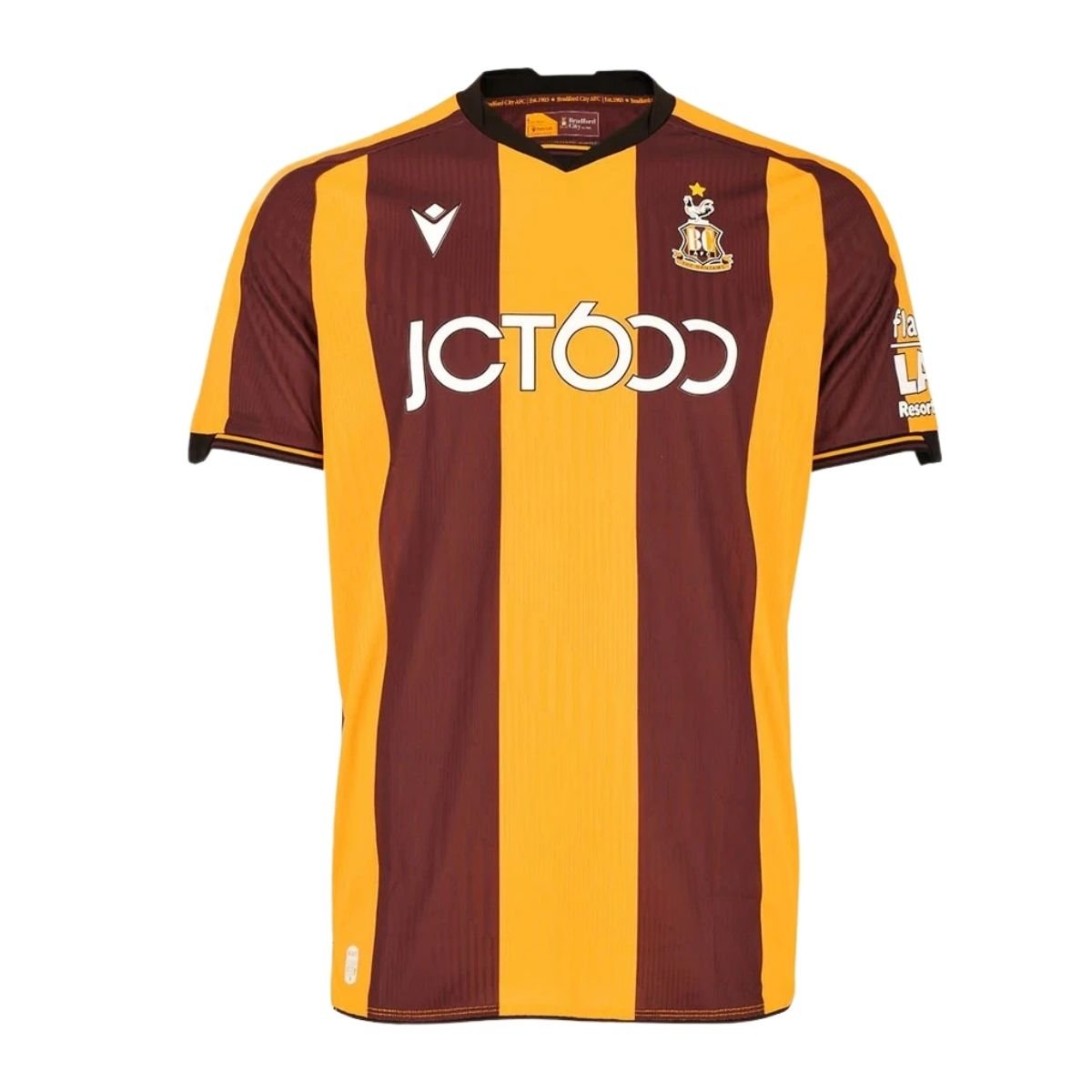 camisa-bradford-amarelo-2026-27-home-masculina Camisa Bradford City Vermelha/Laranja 2026/27 Home I Masculina